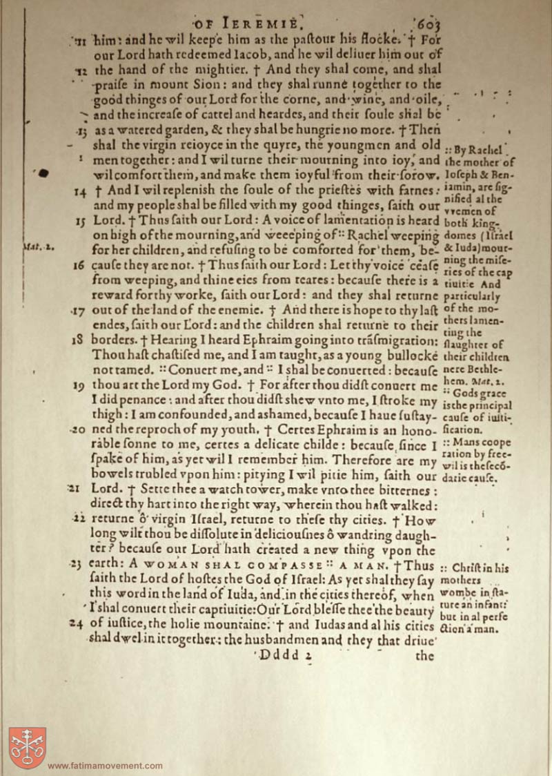 Original Douay Rheims Catholic Bible scan 1738