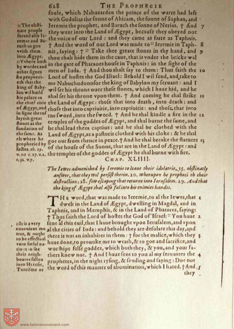 Original Douay Rheims Catholic Bible scan 1763