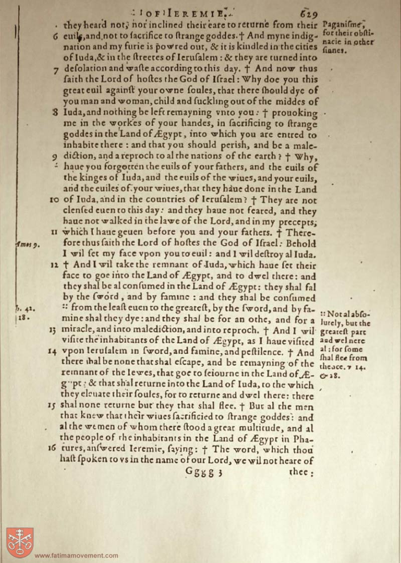 Original Douay Rheims Catholic Bible scan 1764