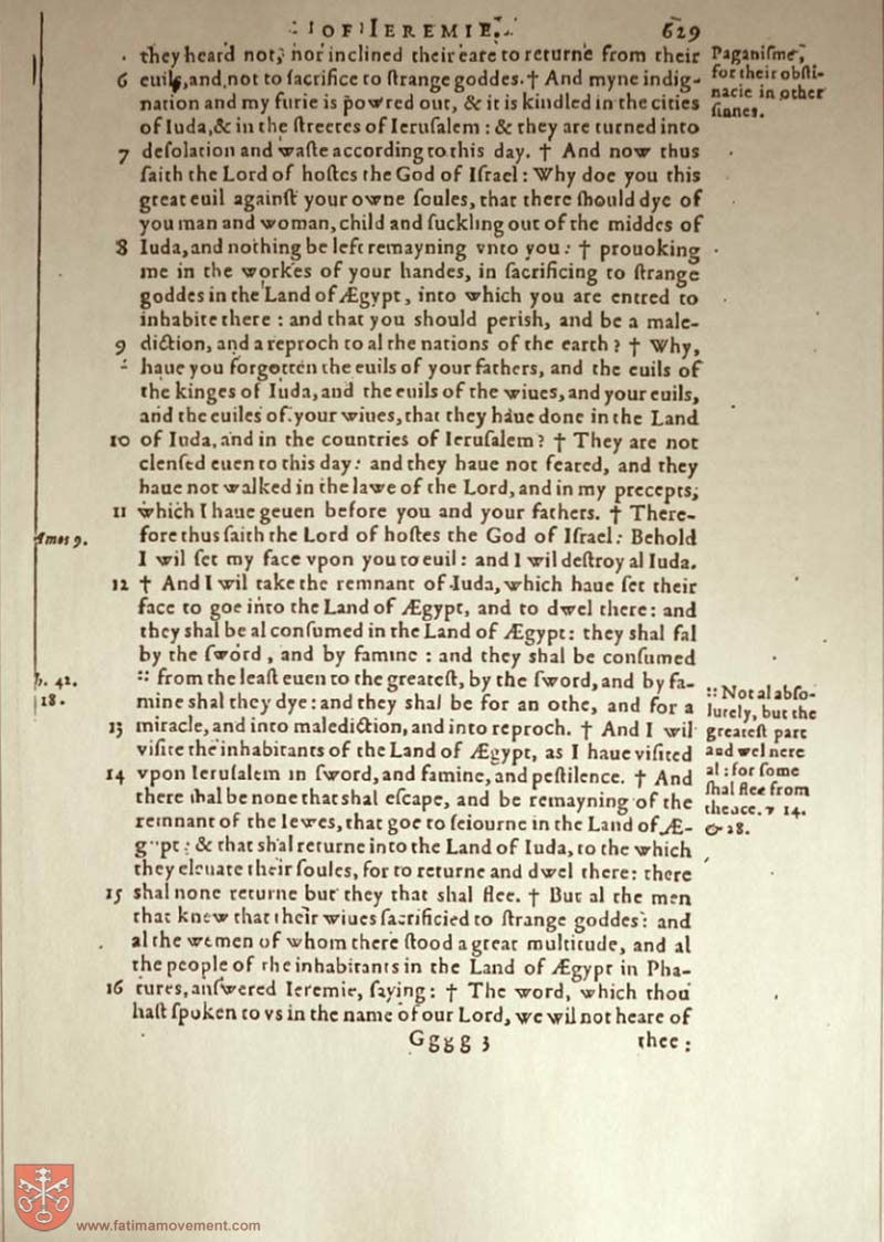 Original Douay Rheims Catholic Bible scan 1764