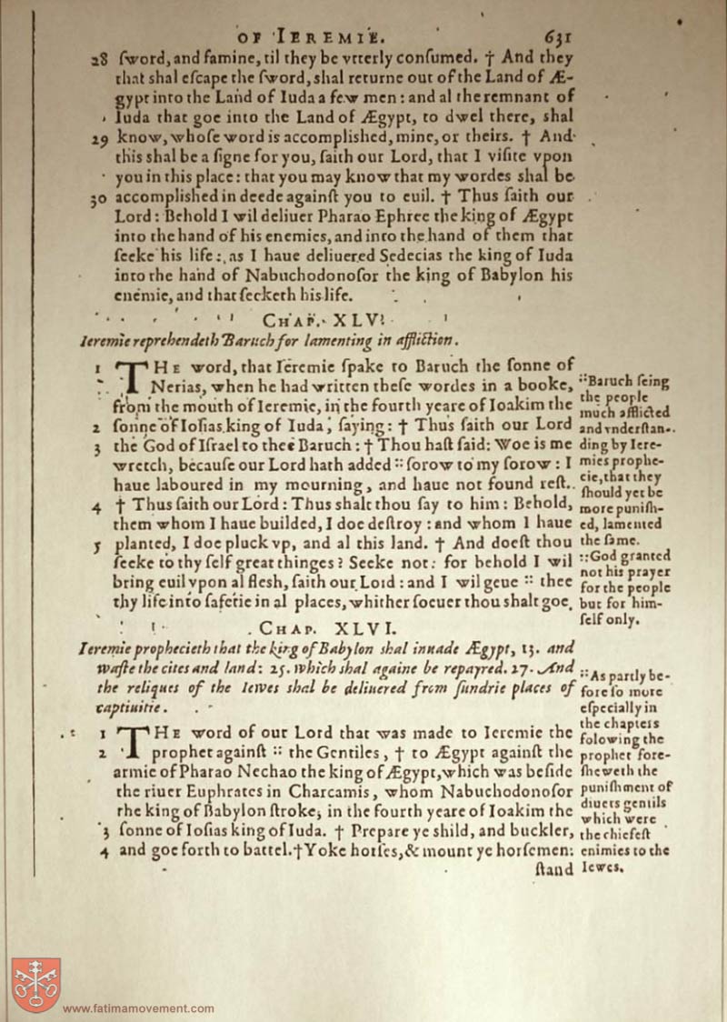 Original Douay Rheims Catholic Bible scan 1766
