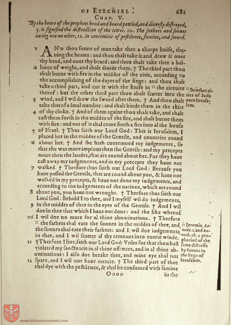 Original Douay Rheims Catholic Bible scan 1816