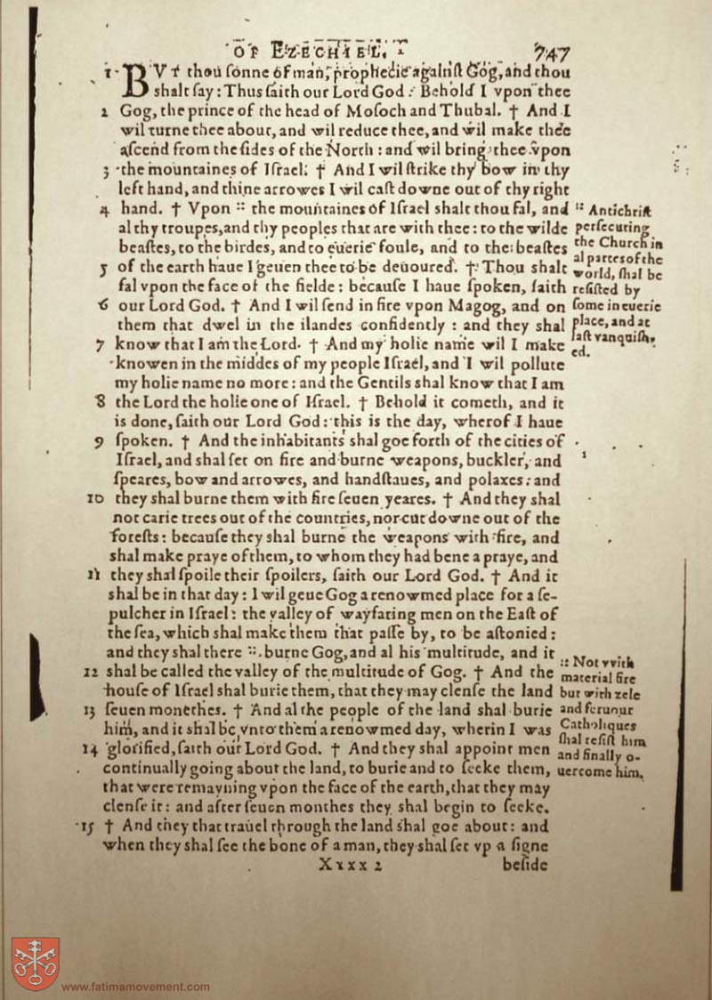 Original Douay Rheims Catholic Bible scan 1882