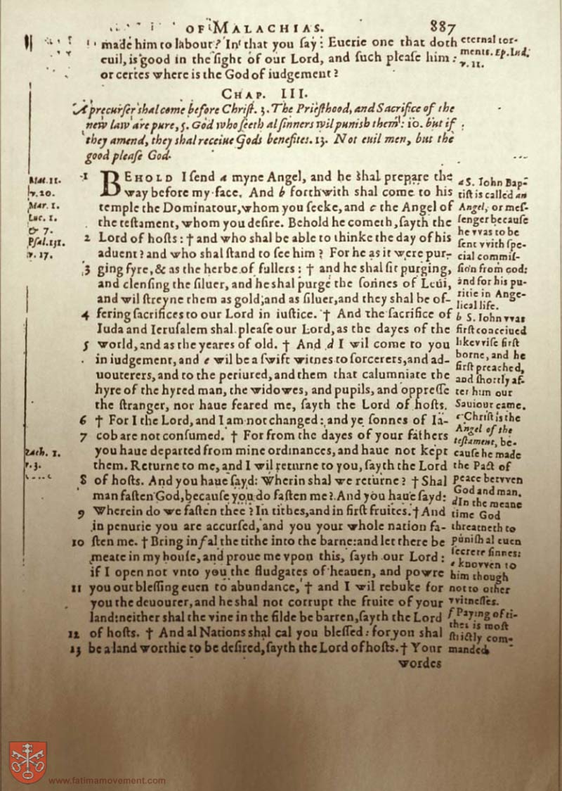 Original Douay Rheims Catholic Bible scan 2022