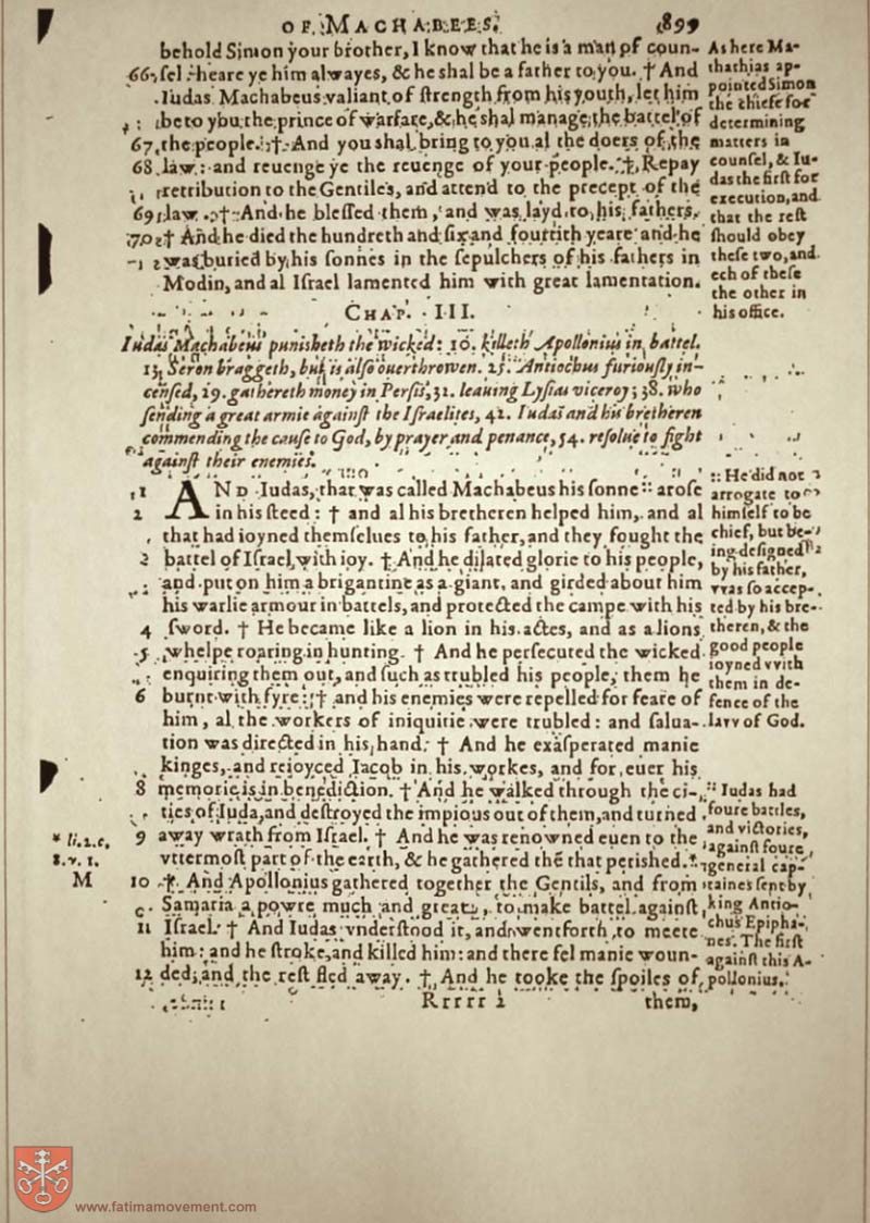 Original Douay Rheims Catholic Bible scan 2034