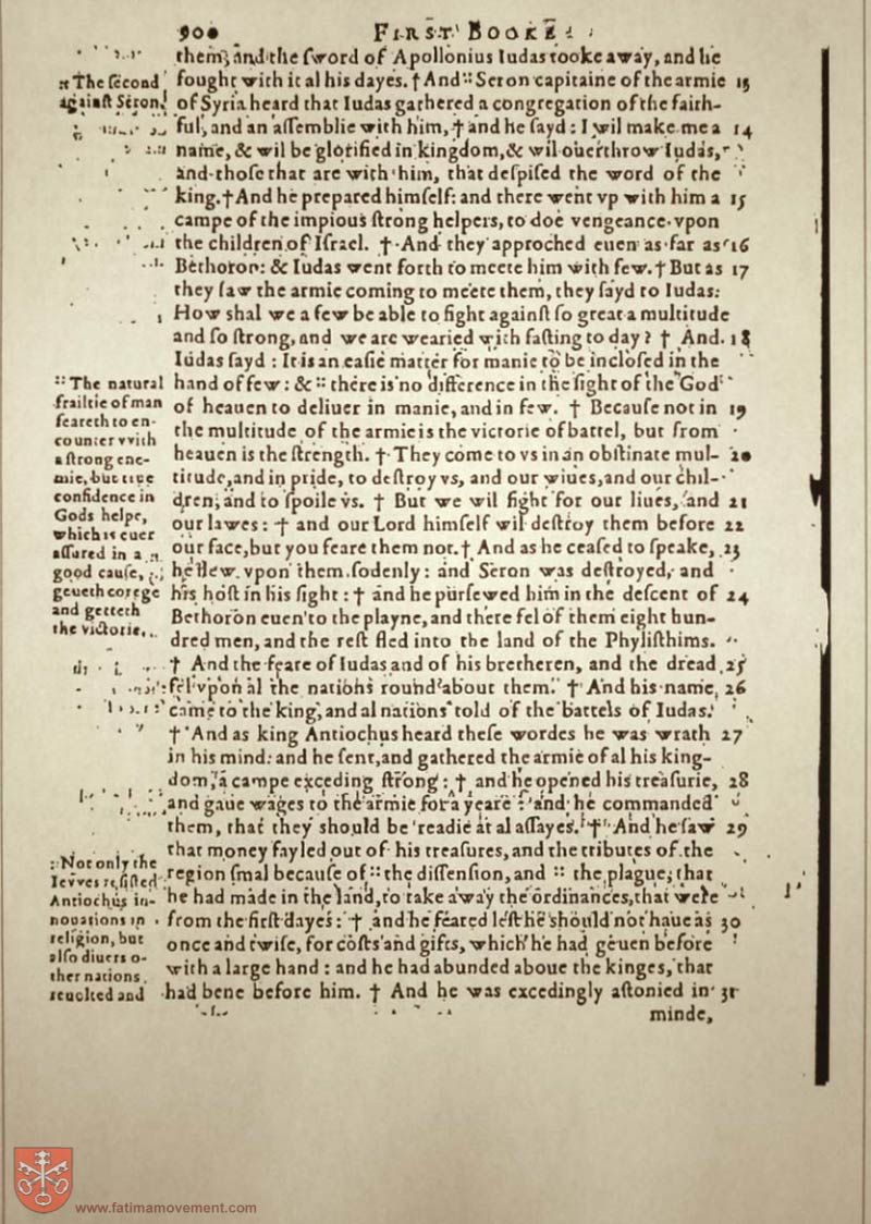 Original Douay Rheims Catholic Bible scan 2035