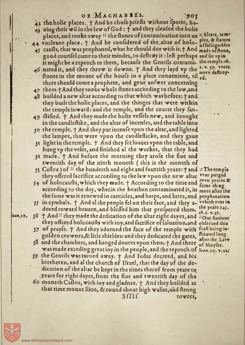 Original Douay Rheims Catholic Bible scan 2040