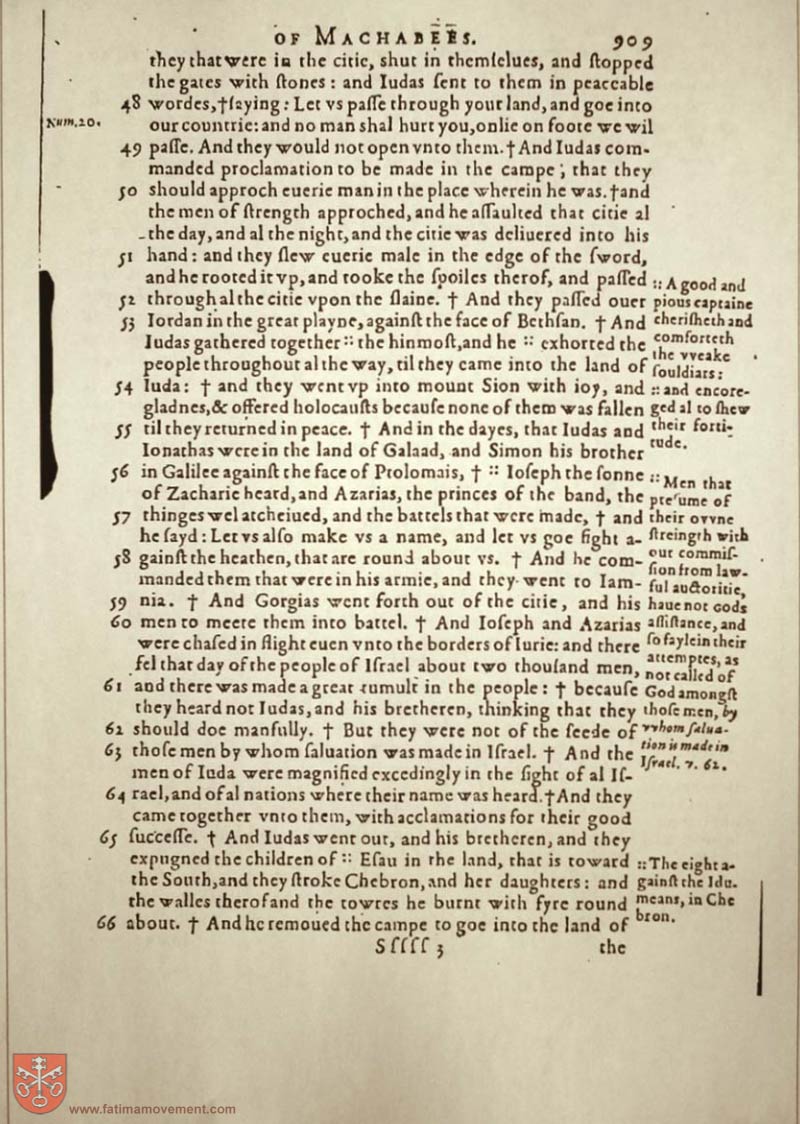 Original Douay Rheims Catholic Bible scan 2044