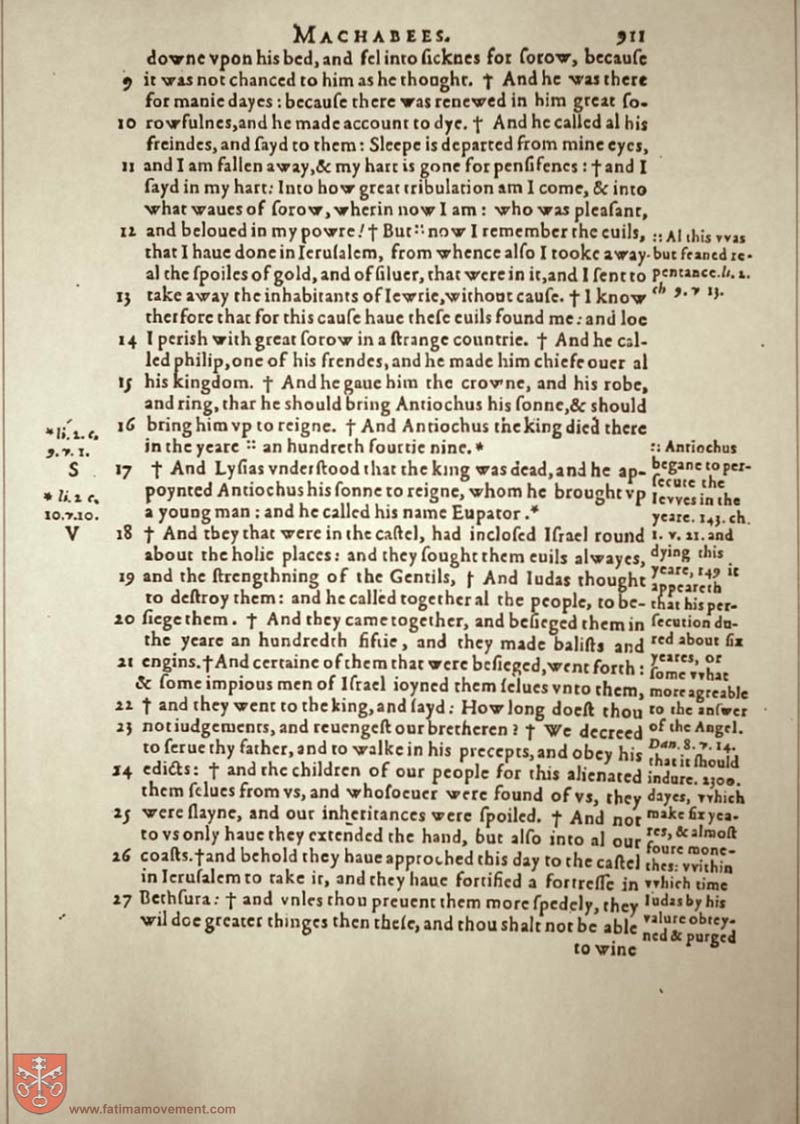 Original Douay Rheims Catholic Bible scan 2046