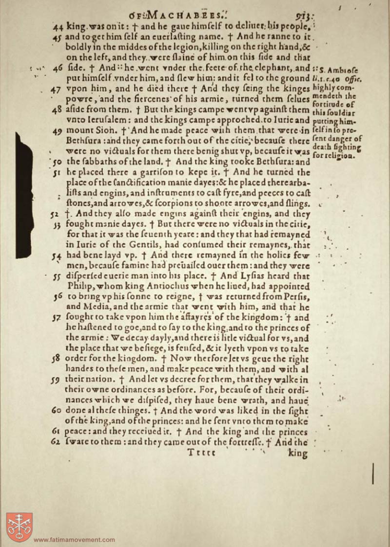 Original Douay Rheims Catholic Bible scan 2048