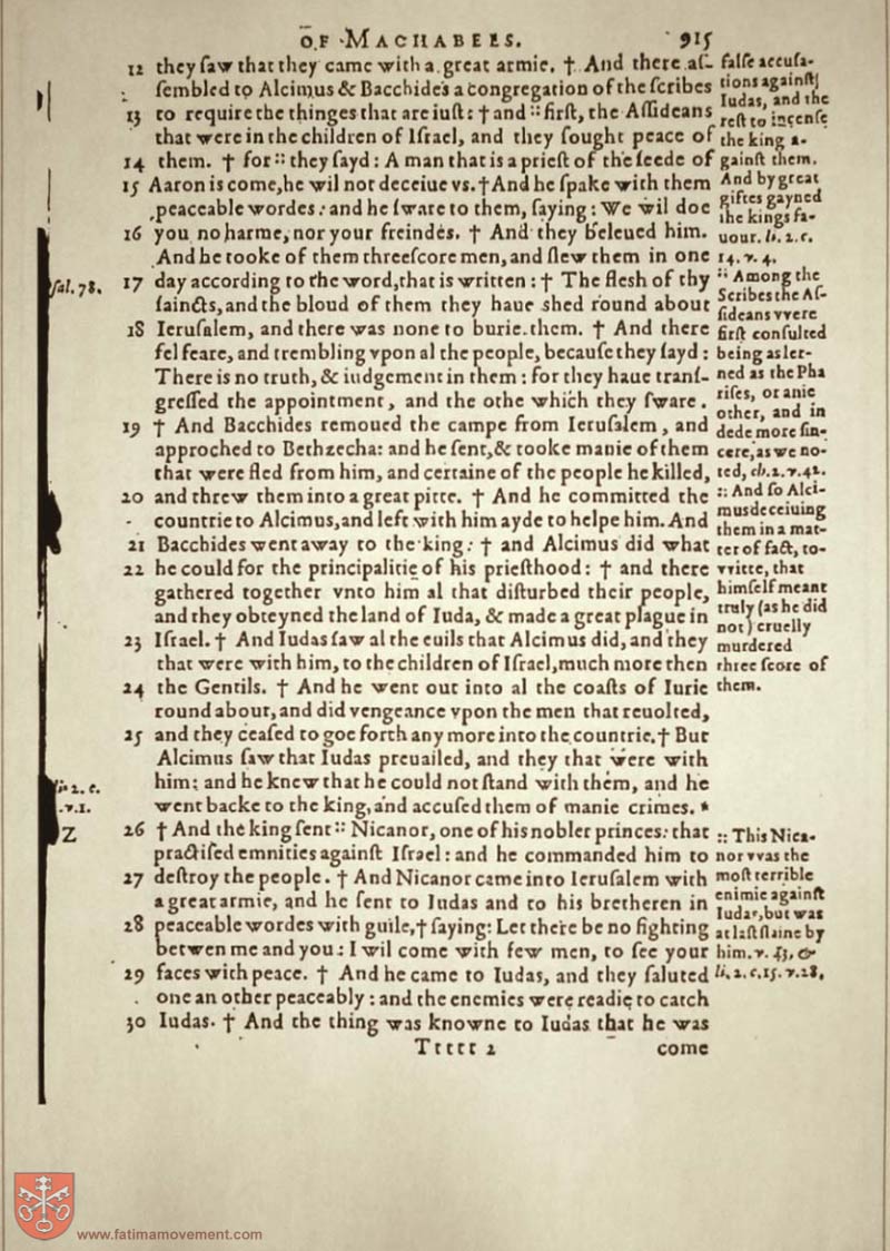 Original Douay Rheims Catholic Bible scan 2050