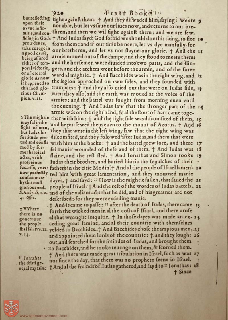Original Douay Rheims Catholic Bible scan 2055