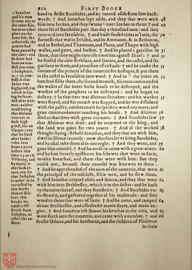 Original Douay Rheims Catholic Bible scan 2057