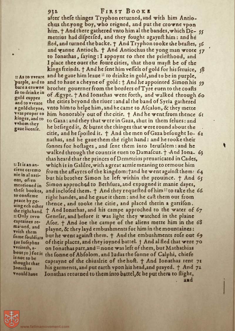 Original Douay Rheims Catholic Bible scan 2067