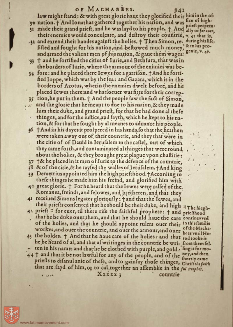 Original Douay Rheims Catholic Bible scan 2075