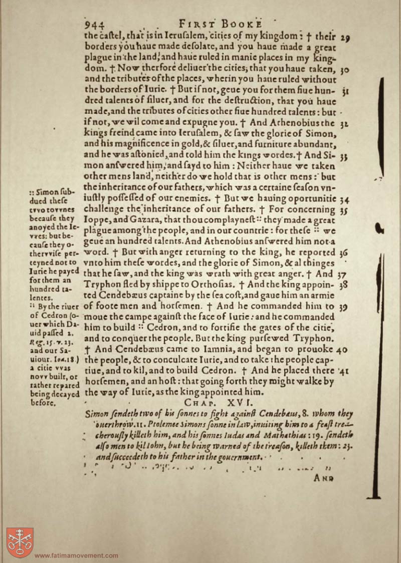 Original Douay Rheims Catholic Bible scan 2078