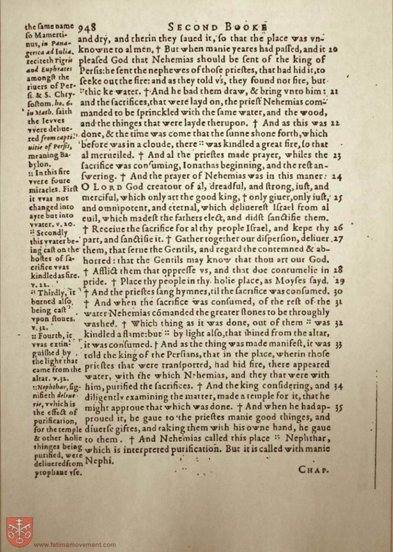 Original Douay Rheims Catholic Bible scan 2083