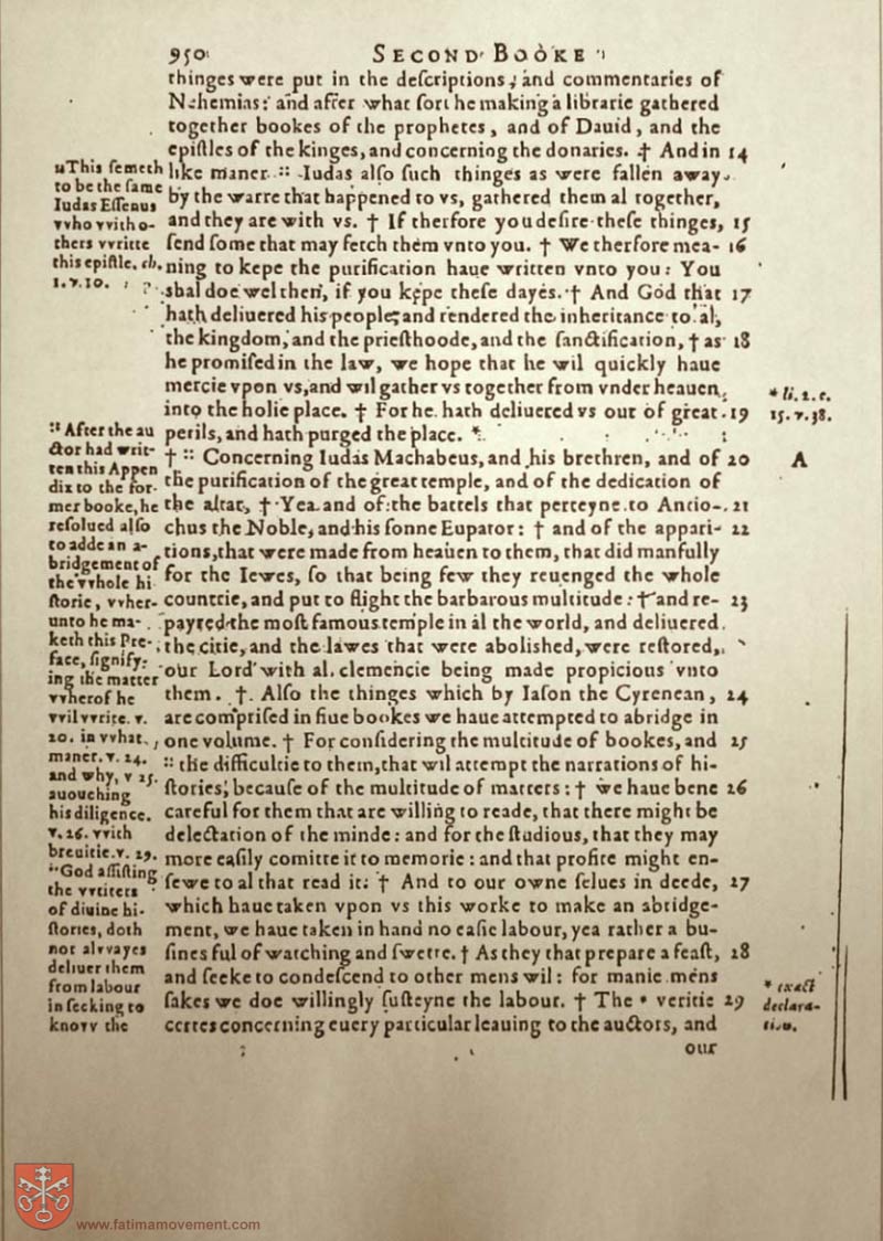 Original Douay Rheims Catholic Bible scan 2085