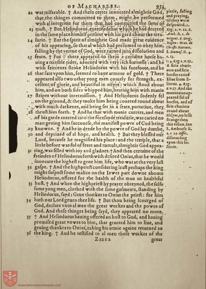 Original Douay Rheims Catholic Bible scan 2088