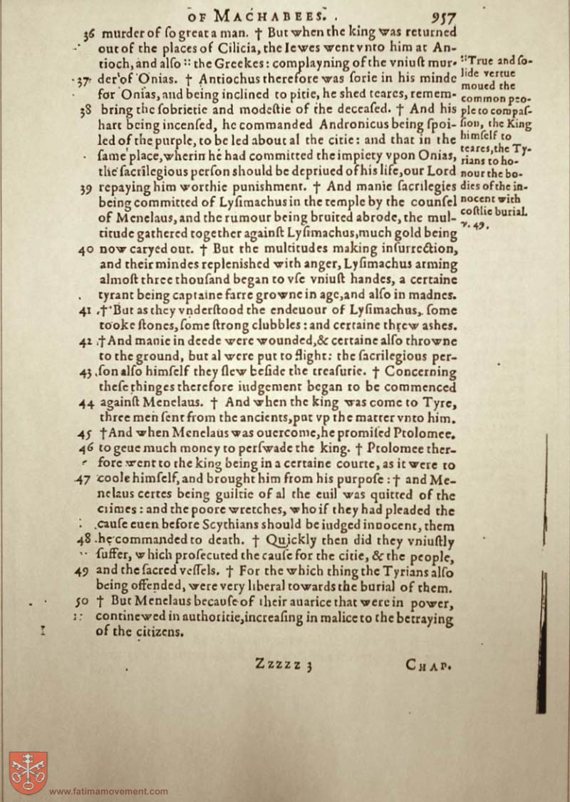 Original Douay Rheims Catholic Bible scan 2092