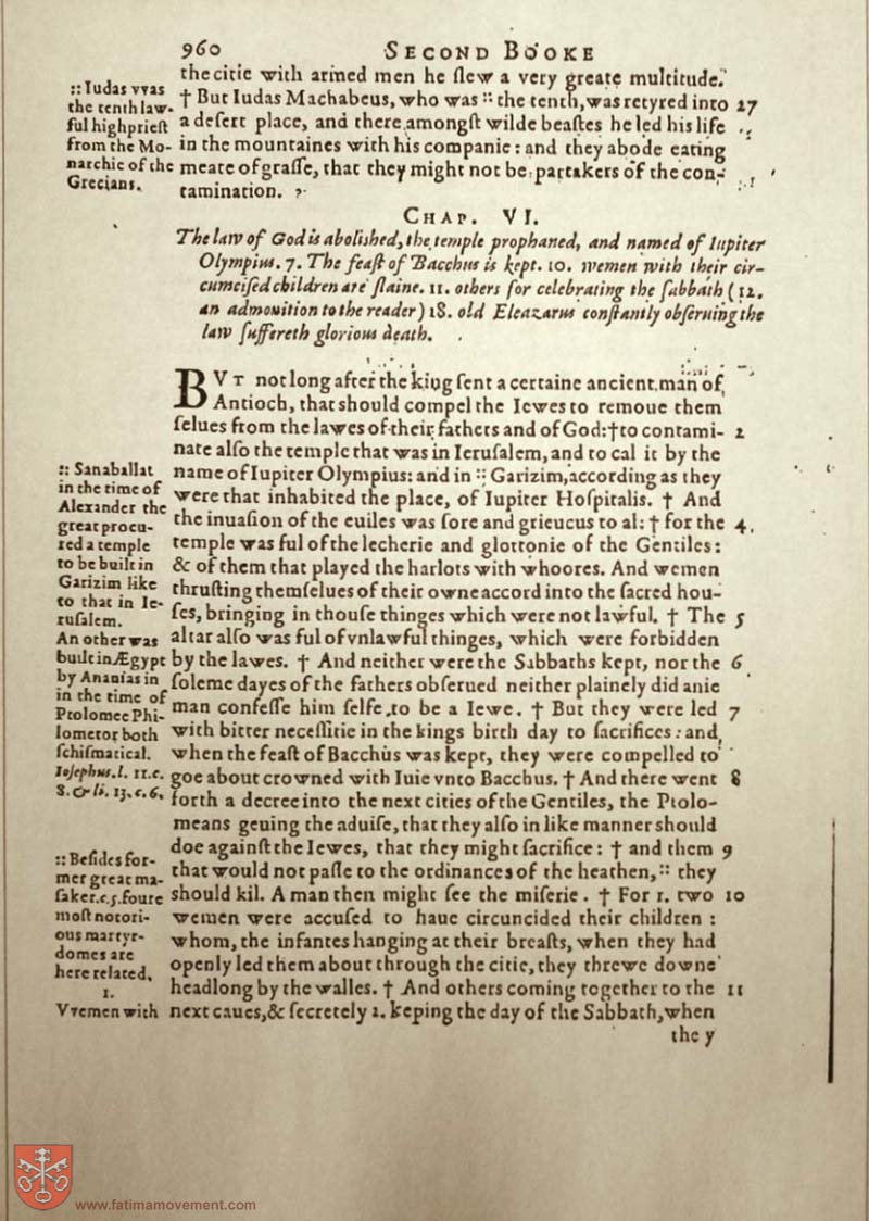 Original Douay Rheims Catholic Bible scan 2095