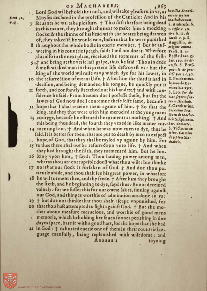 Original Douay Rheims Catholic Bible scan 2098