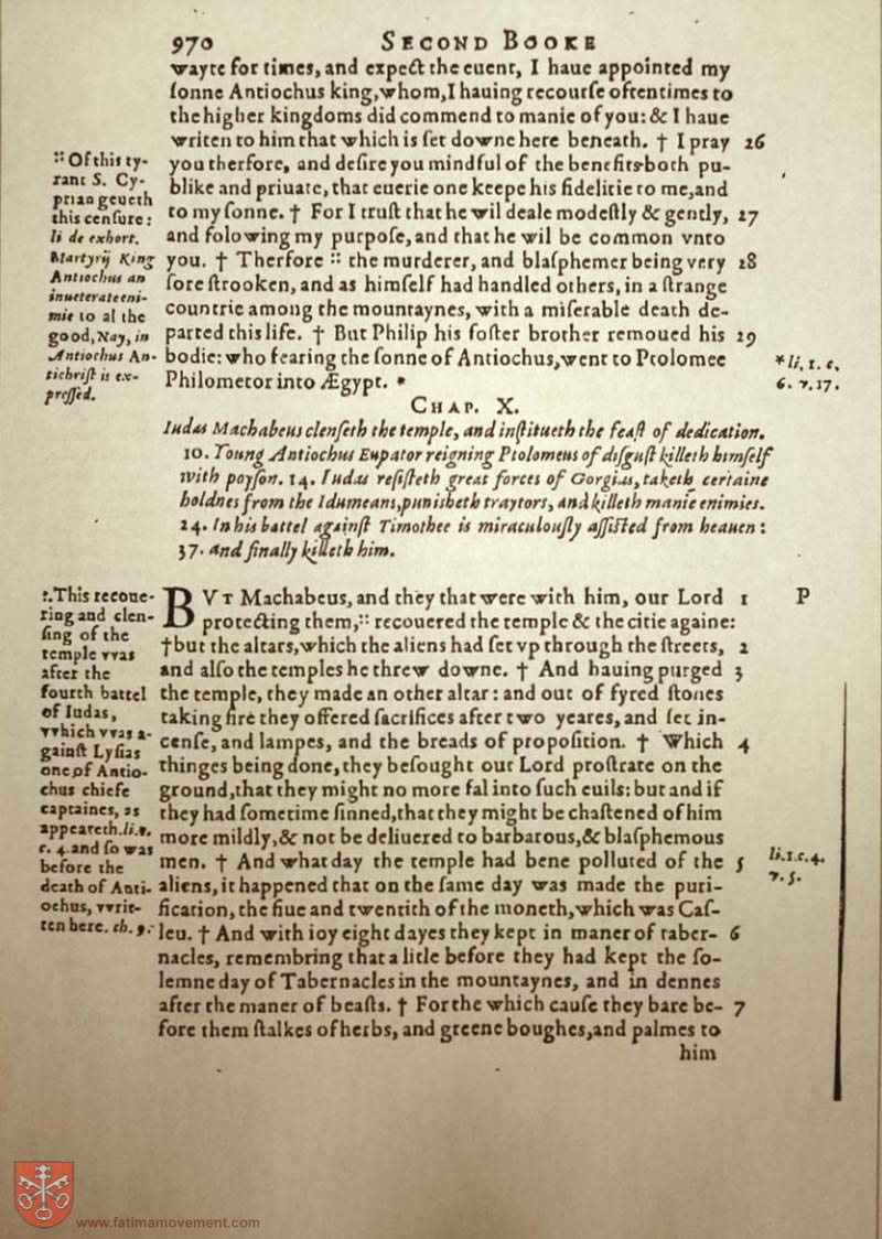 Original Douay Rheims Catholic Bible scan 2105