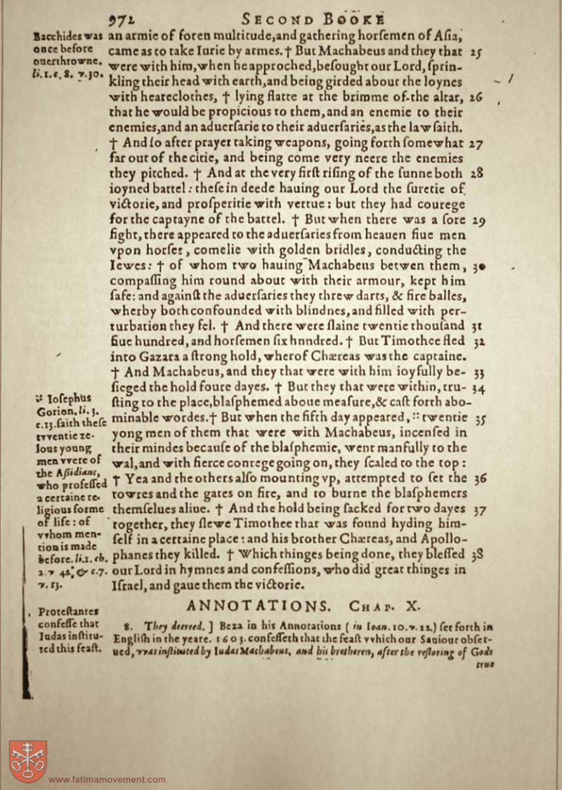 Original Douay Rheims Catholic Bible scan 2107