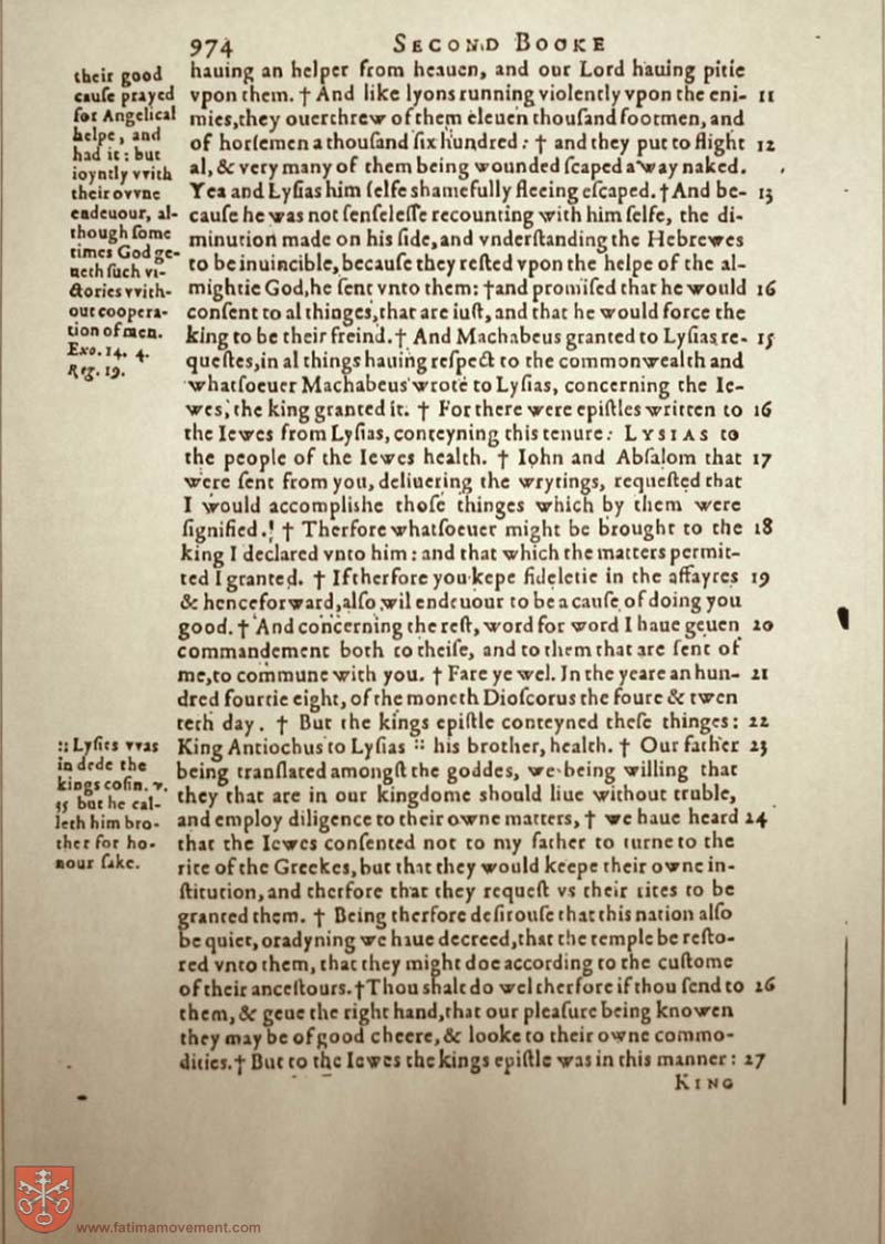 Original Douay Rheims Catholic Bible scan 2109