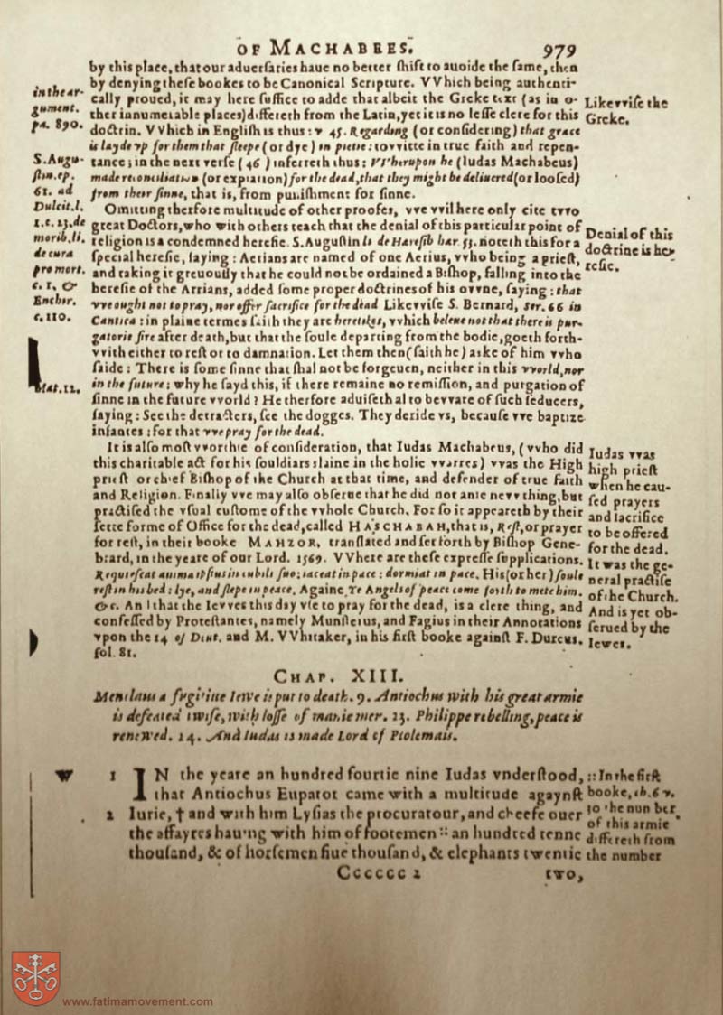 Original Douay Rheims Catholic Bible scan 2114
