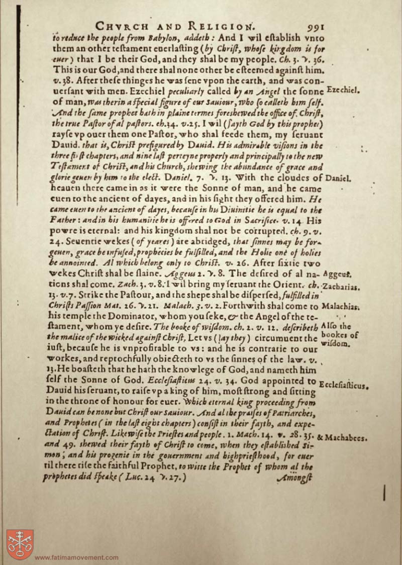 Original Douay Rheims Catholic Bible scan 2126