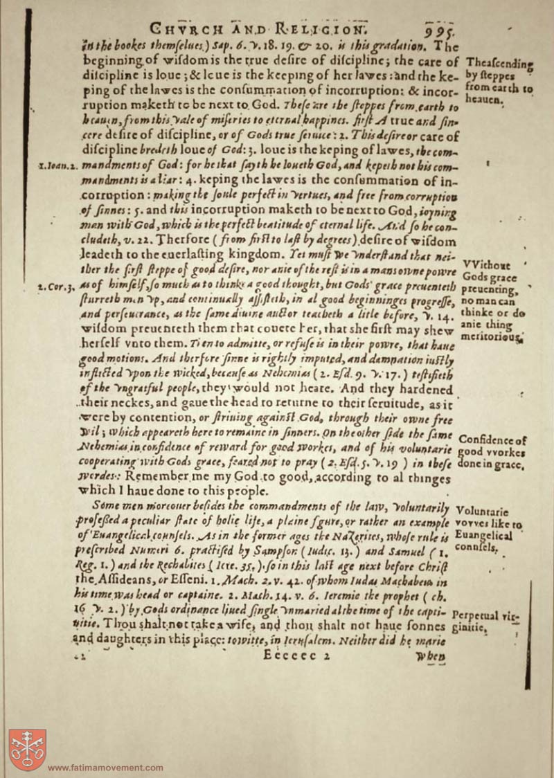Original Douay Rheims Catholic Bible scan 2130