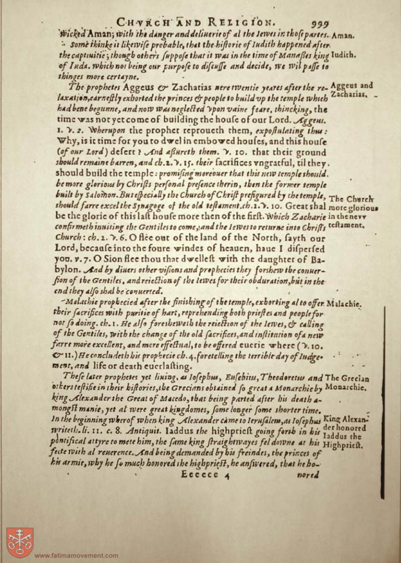 Original Douay Rheims Catholic Bible scan 2134