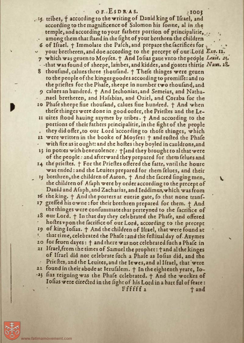 Original Douay Rheims Catholic Bible scan 2142
