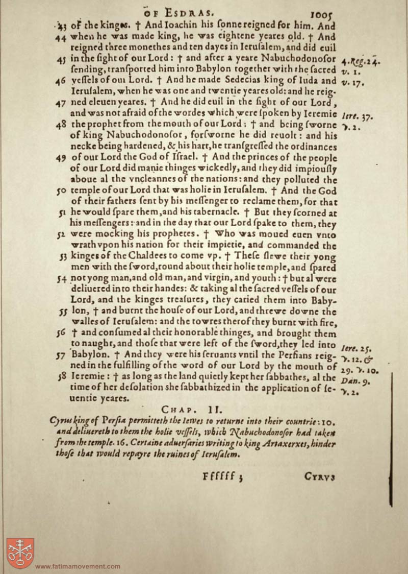 Original Douay Rheims Catholic Bible scan 2144