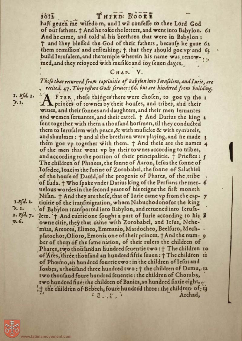 Original Douay Rheims Catholic Bible scan 2151