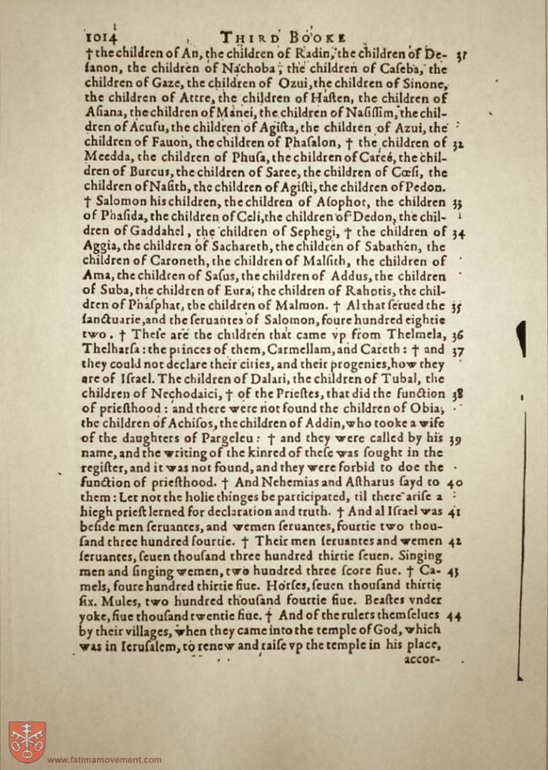 Original Douay Rheims Catholic Bible scan 2153
