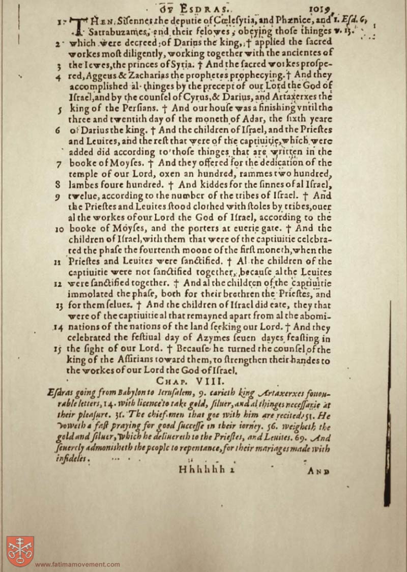 Original Douay Rheims Catholic Bible scan 2158