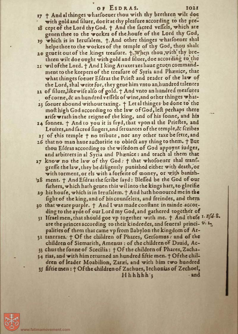Original Douay Rheims Catholic Bible scan 2160