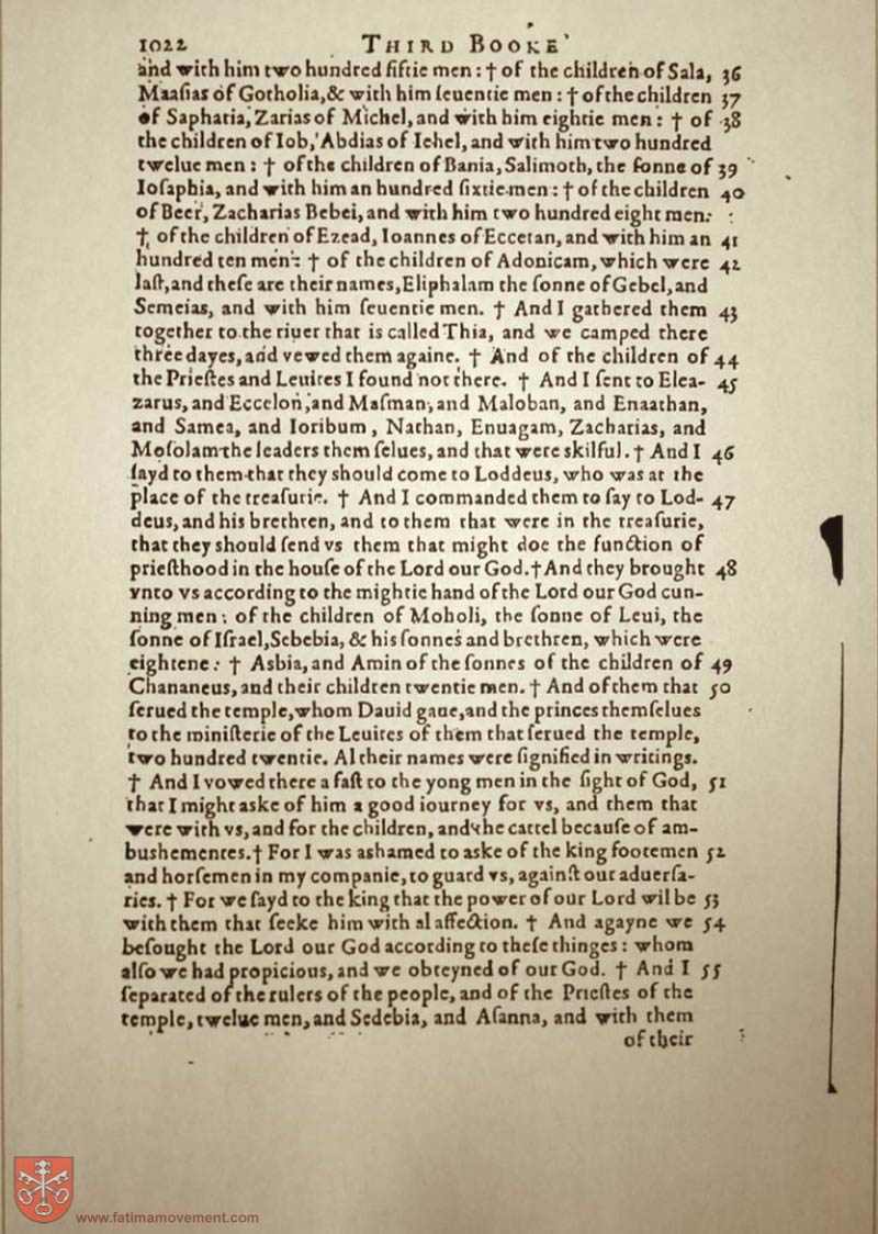 Original Douay Rheims Catholic Bible scan 2161