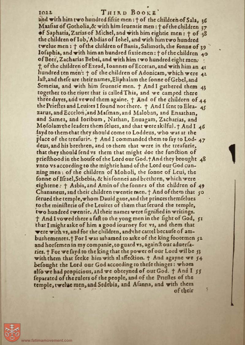Original Douay Rheims Catholic Bible scan 2161