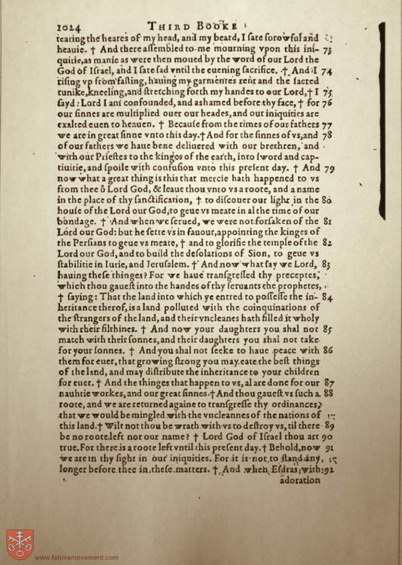 Original Douay Rheims Catholic Bible scan 2163