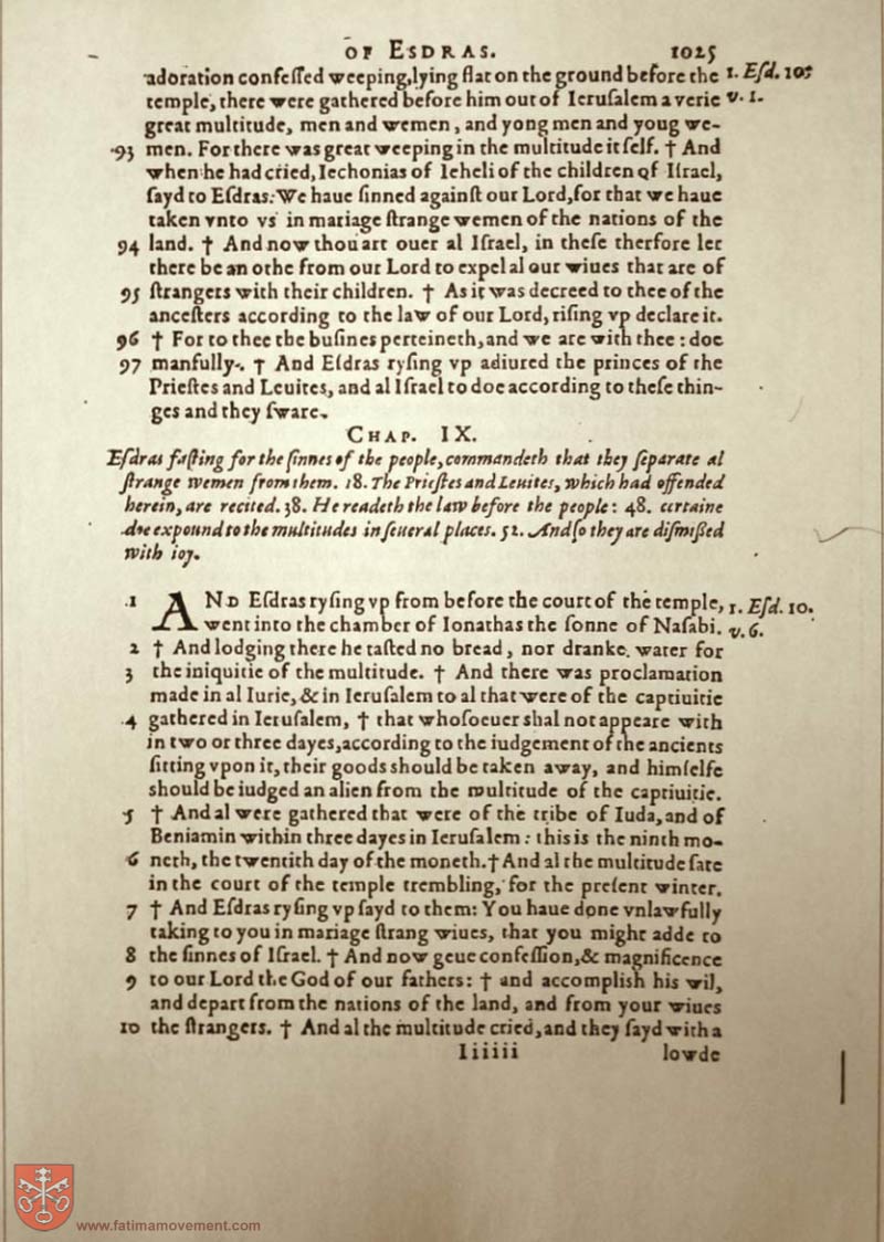 Original Douay Rheims Catholic Bible scan 2164