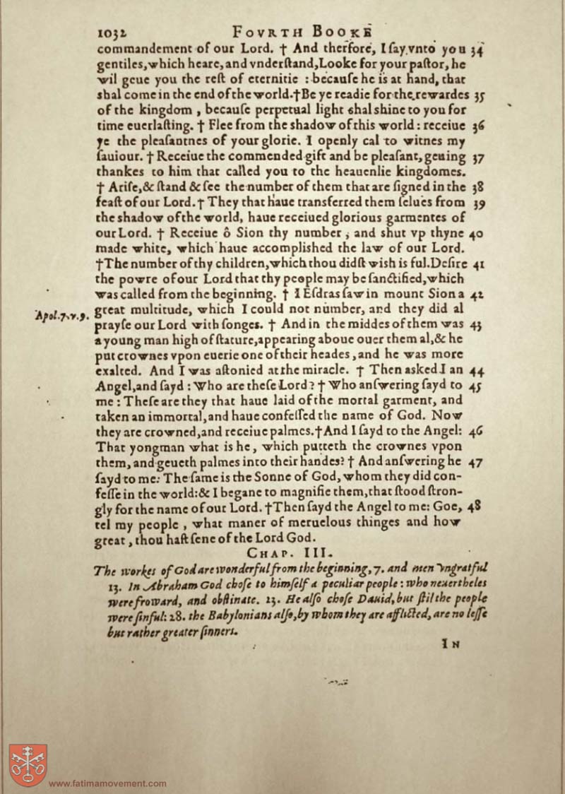 Original Douay Rheims Catholic Bible scan 2171