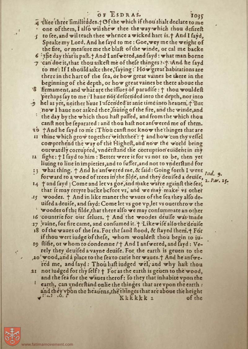 Original Douay Rheims Catholic Bible scan 2174
