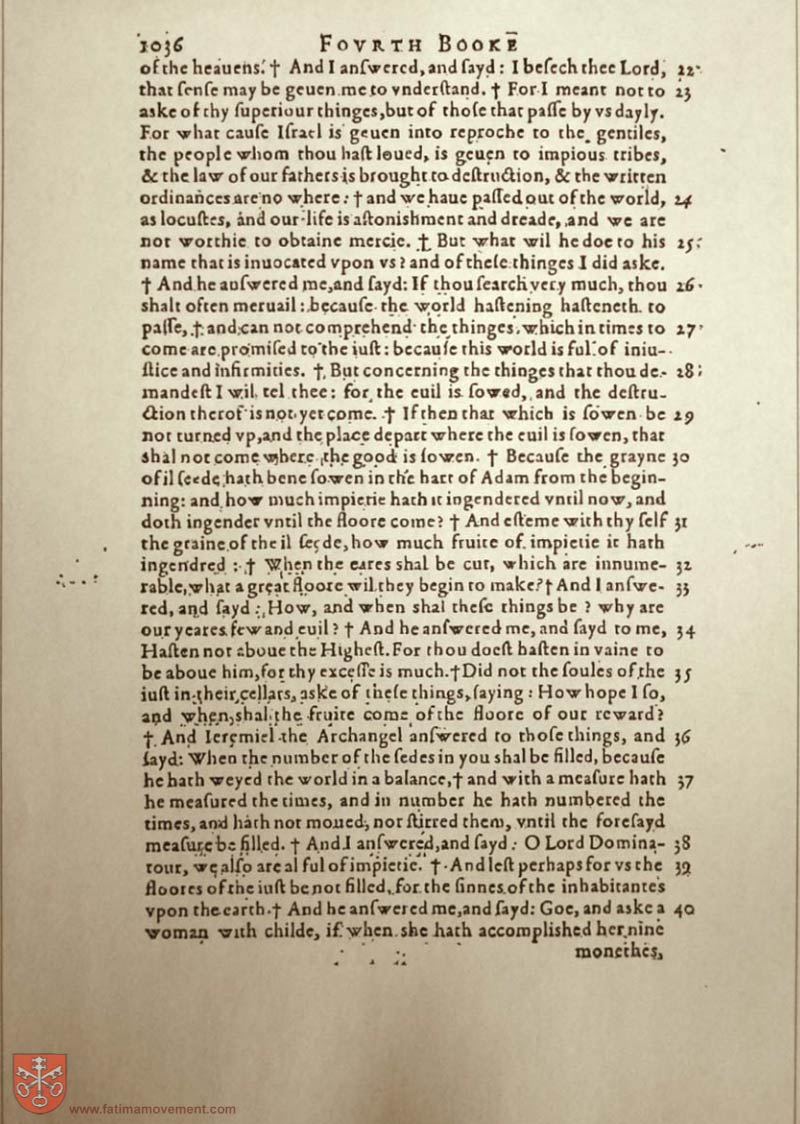 Original Douay Rheims Catholic Bible scan 2175