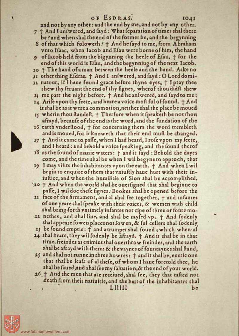 Original Douay Rheims Catholic Bible scan 2180