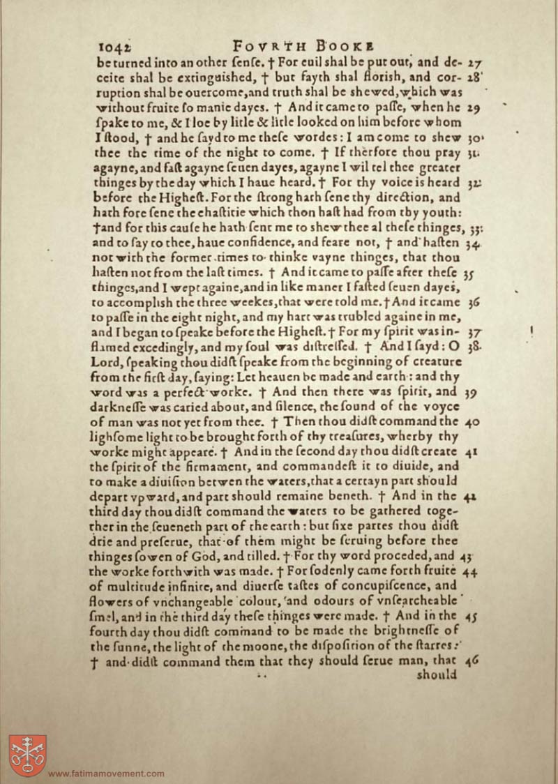 Original Douay Rheims Catholic Bible scan 2181