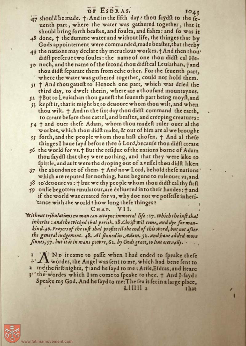 Original Douay Rheims Catholic Bible scan 2182