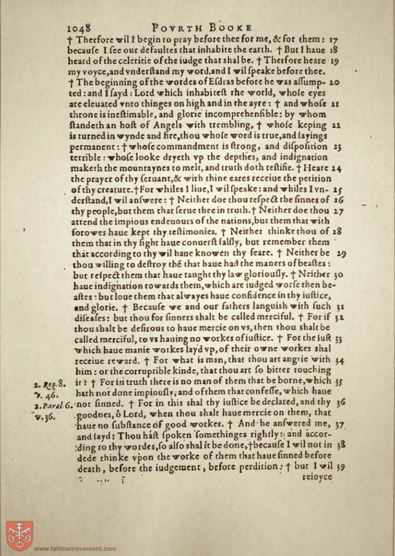 Original Douay Rheims Catholic Bible scan 2187